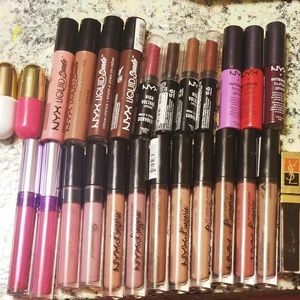 NYX colourpop BH cosmetics liquid lipstick bundle